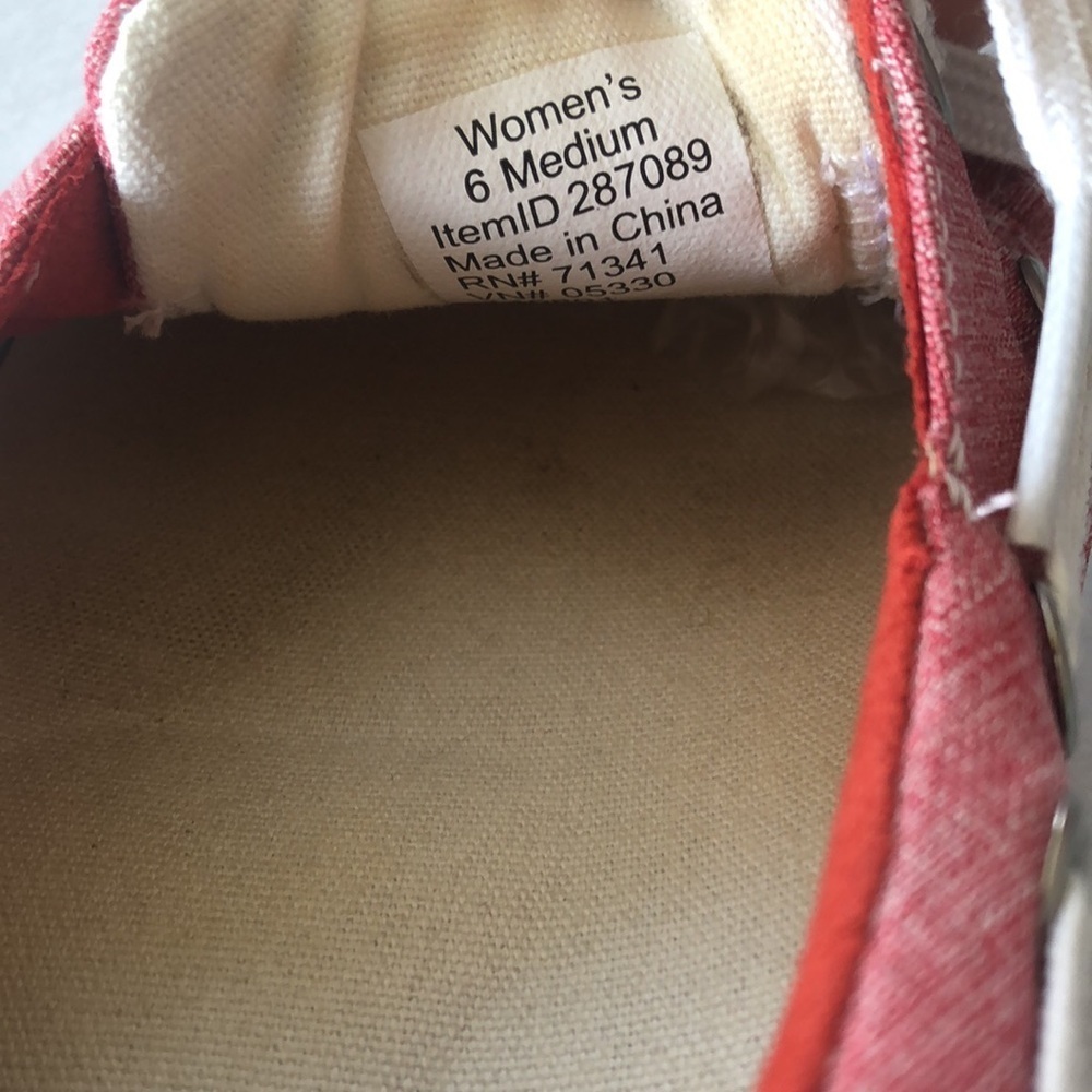 LL Bean boat shoes women’s Sz 6 pink - Picture 8 of 17